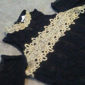 Black Lace Blouse by Cato